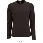 Tričko dámské s dlouhým rukávem Sols Imperial LSL Women deep black