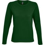 Tričko dámské s dlouhým rukávem Sols Imperial LSL Women bottle green