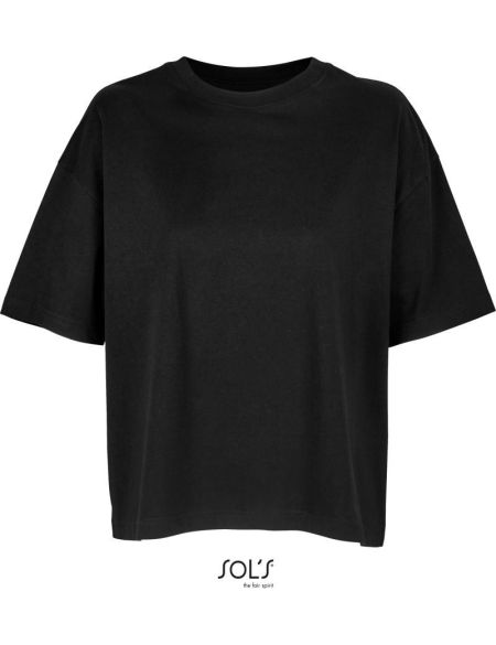 Women's t-shirt Sols Boxy Women deep black