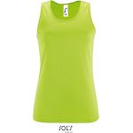 Tílko dámské sportovní Sols Sporty TT apple green