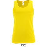 Tílko dámské sportovní Sols Sporty TT neon yellow