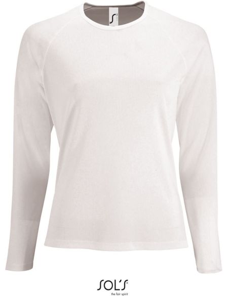 Tričko dámské s dlouhým rukávem sportovní Sporty LSL Women white