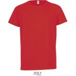Tričko dětské sportovní Sols Sporty Kids red
