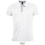 Herren-Sportpoloshirt Sols Performer Men weiß