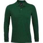 Polokošile pánská s dlouhým rukávem Sols Perfect LSL Men bottle green