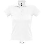 Women's polo shirt Sols People white