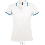 Polokošile dámská Sols Pasadena Women white/aqua