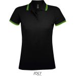 Polokošile dámská Sols Pasadena Women black/lime