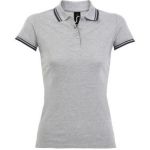 Polokošile dámská Sols Pasadena Women melange grey/french navy