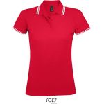 Polokošile dámská Sols Pasadena Women red/white