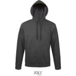 Mikina unisex Sols Snake dark grey