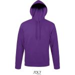 Mikina unisex Sols Snake dark purple