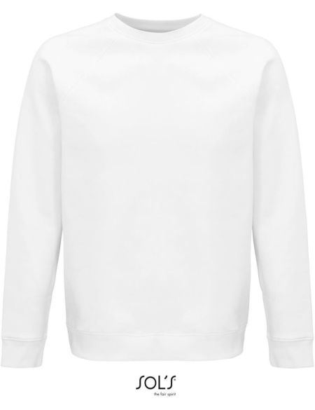 Mikina unisex bio Sols Space white