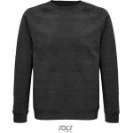 Mikina unisex bio Sols Space charcoal melange
