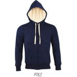 Mikina unisex s kapucí Sols Sherpa french navy