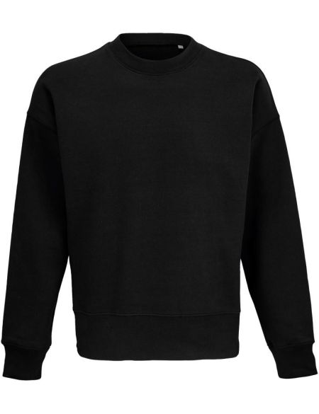 Unisex oversize sweatshirt Sols Authentic black