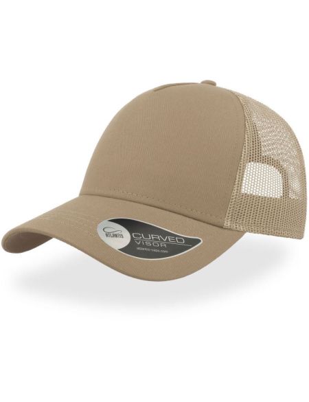 Trucker cap Atlantis Rapper Cotton khaki/stone