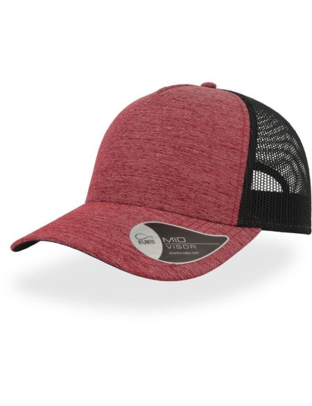 Kšiltovka trucker Atlantis Rapper Melange red