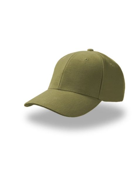 Kšiltovka 6 panelová broušená bavlněná keprová