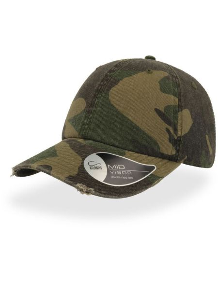 Kšiltovka Atlantis Dad Hat Destroyed camouflage