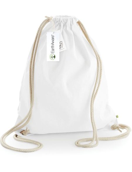 Westford Mill W810 white heavy organic cotton backpack