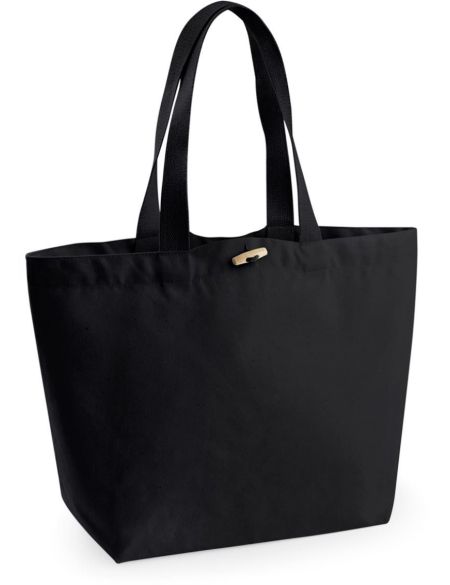 Bag organic cotton Westford Mill W850 black