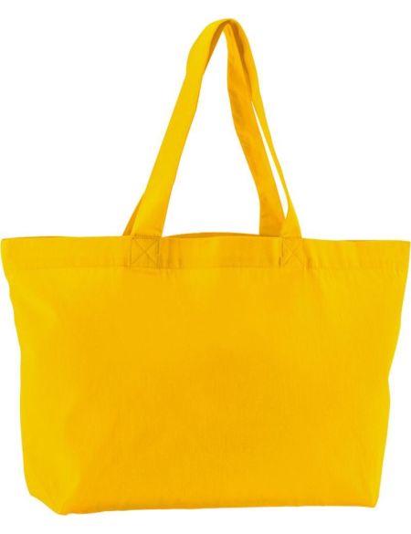 Organic twill cotton shopping bag Westford Mill W695 sunflower