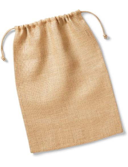 Pytel jutový se stahováním Westford Mill W415 black/natural