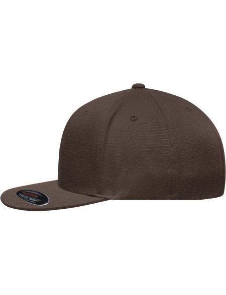 Flexfit cap with a flat peak Myrtle Beach MB6184 dark brown size S/M