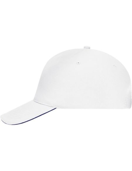 Kšiltovka sandwich Myrtle Beach MB35 white/navy