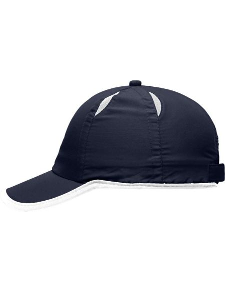 Kšiltovka micro-edge sportovní Myrtle Beach MB6156 black/light grey