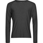 Tričko sportovní CoolDry s dlouhým rukávem Tee Jays 7022 black melange