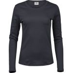 Tričko dámské Interlock s dlouhým rukávem Tee Jays 590 dark grey