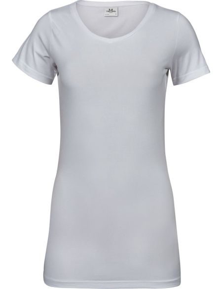 Tričko dámské elastické Tee Jays 455 white