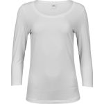Tričko dámské elastické s 3/4 rukávem Tee Jays 460 white