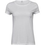 Women's t-shirt with roll-up sleeves Tee Jays 5063 white