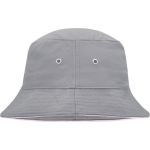 Klobouk rybářský s lemem Myrtle Beach MB12 light grey/light pink vel.S/M