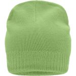 Čepice pletená s fleecovou podšívkou Myrtle Beach MB7925 lime green