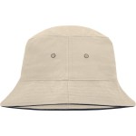 Klobouk rybářský s lemem Myrtle Beach MB12 natural/navy vel.S/M