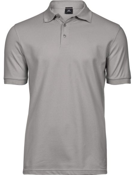 Polo shirt men's luxury elastic Tee Jays 1405 stone