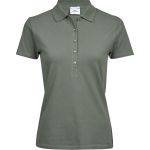 Polokošile dámská luxusní elastická piqué Tee Jays 145 leaf green
