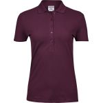 Polokošile dámská luxusní elastická piqué Tee Jays 145 wine
