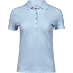 Polokošile dámská luxusní elastická piqué Tee Jays 145 light blue