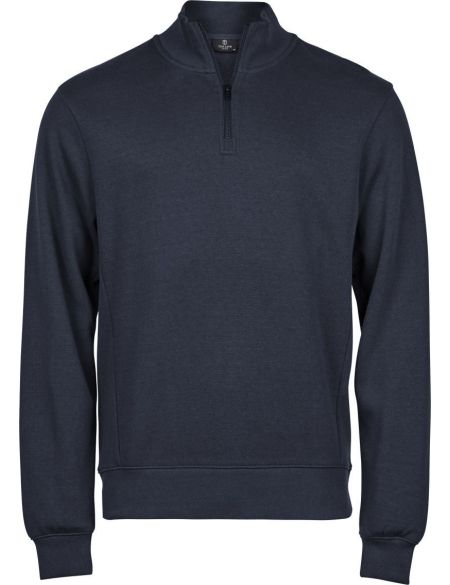 Mikina Interlock s 1/4 zipem Tee Jays 5506 black