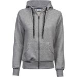 Mikina dámská s kapucí Tee Jays 5436 heather grey