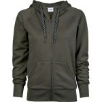 Mikina dámská s kapucí Tee Jays 5436 deep green