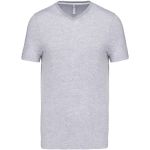 Tričko pánské s výstřihem do V Kariban K357 oxford grey