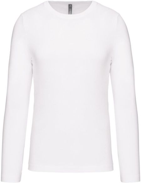 Tričko pánské s dlouhým rukávem Kariban K359 white