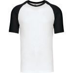 Tričko baseballové Kariban K330 white/black
