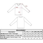 Men's T-shirt with a V-neck and long sleeves Kariban K358 oxford gray